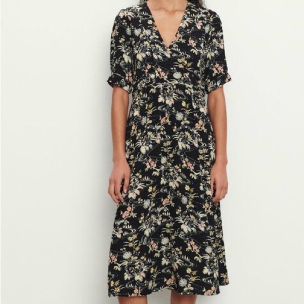 ba&sh FLOE Printed Midi Dress | Size M/2